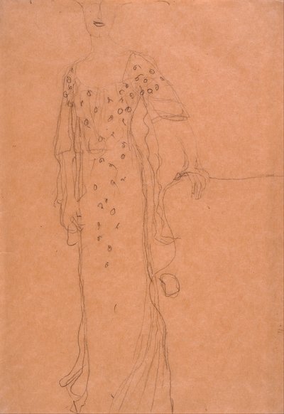 Studie für das Porträt von Adele Bloch-Bauer I von Gustav Klimt